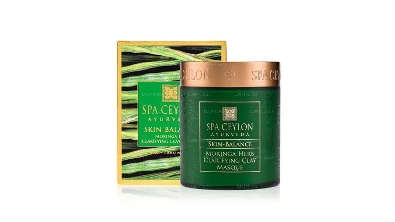 Spa Ceylon hud Balance Moringa Herb afklarende ler Masque (200g)