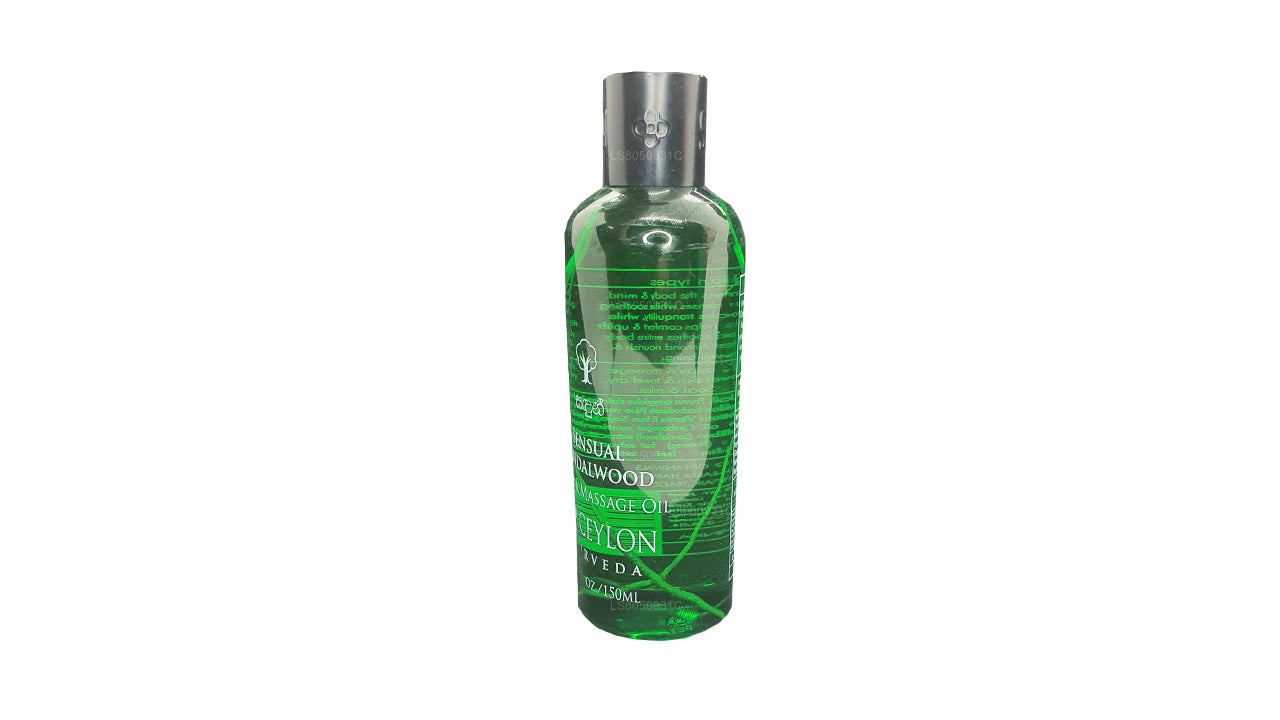 Spa Ceylon sensuel sandeltræ bad og massageolie (150 ml)