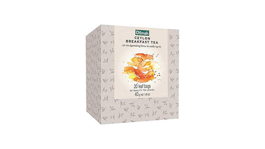 Dilmah Vivid Ceylon Breakfast Tea Teabags Refill (40g) Box