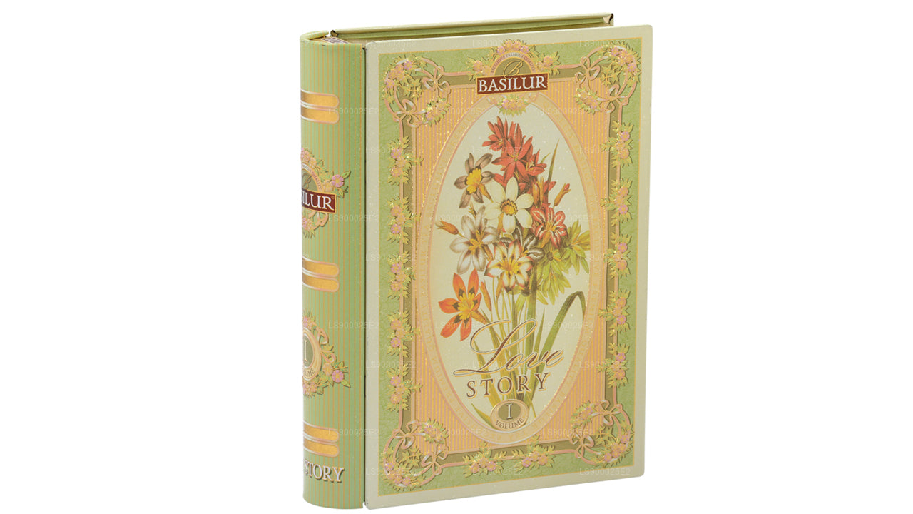 Basilur Tea Book „Kærlighedshistorie - bind I“ (100 g) Caddy