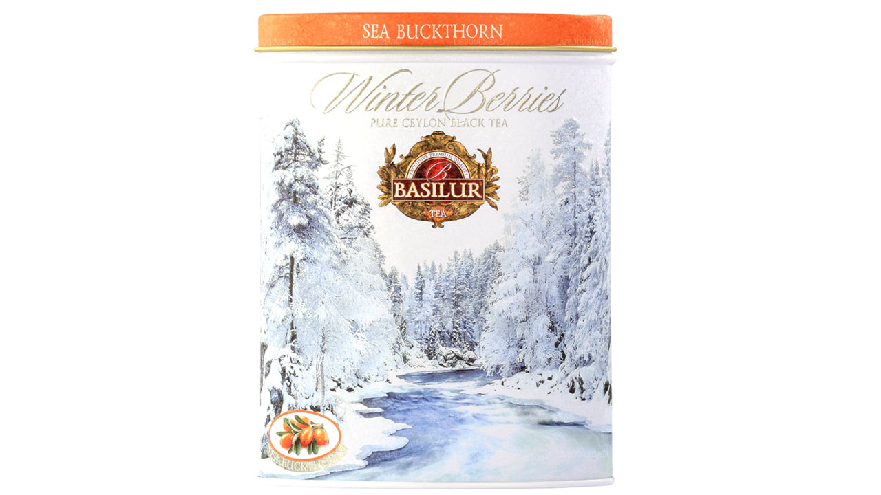 Basilur Vinter Bær „Havtorn“ (100 g) Tin