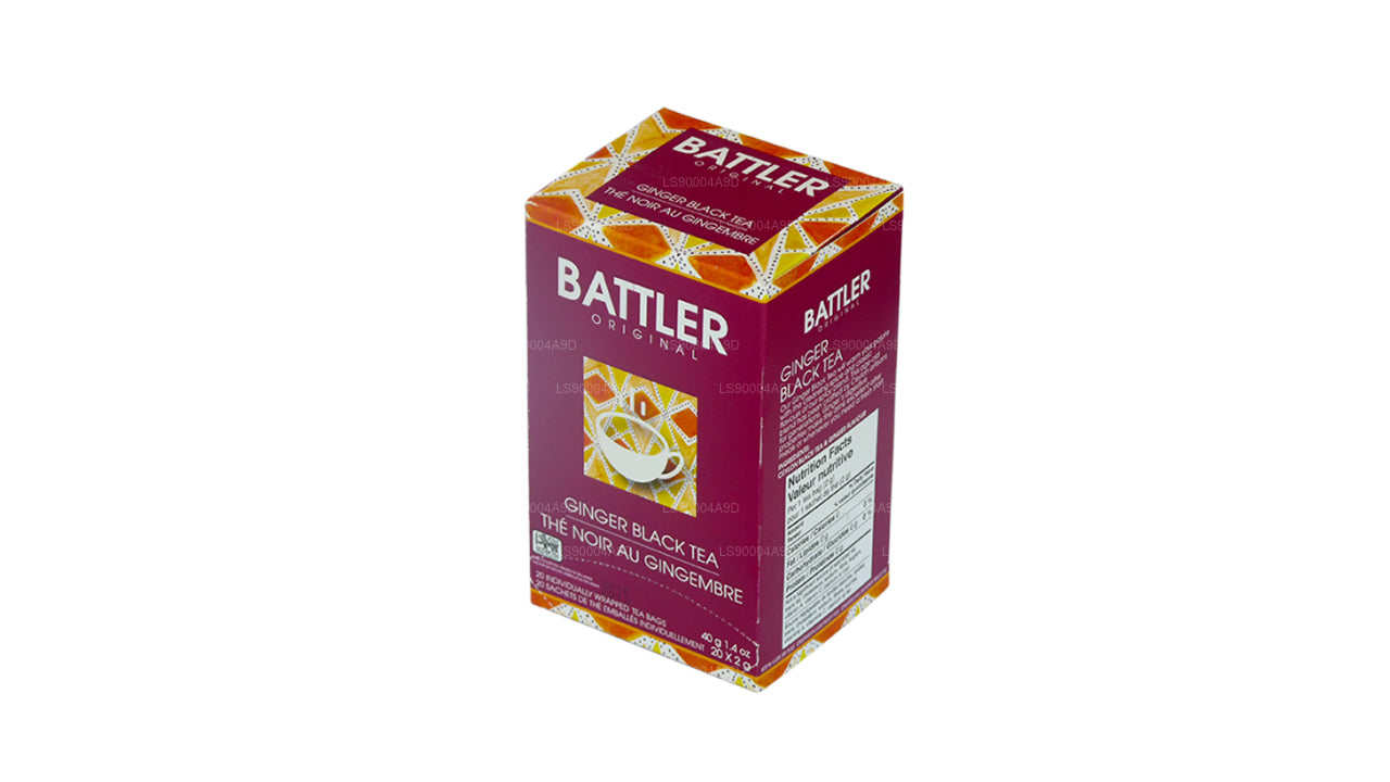 Battler Original ingefær sort te (40g) 20 teposer