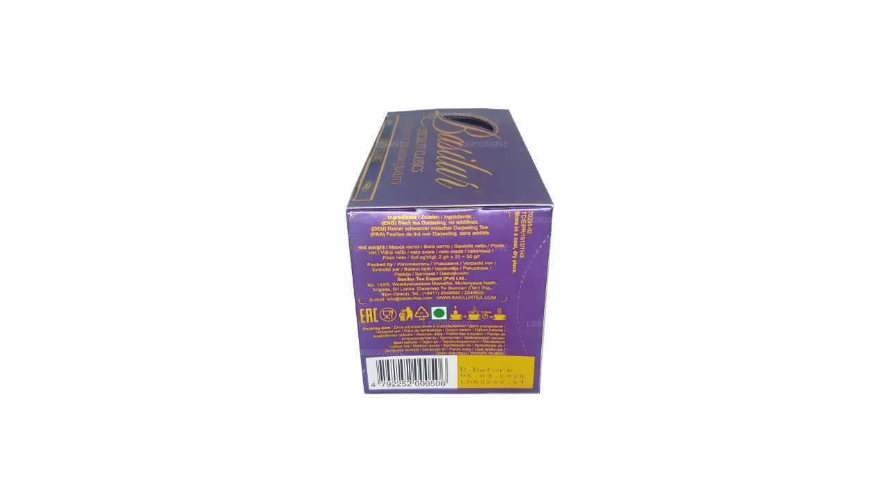 Basilur Specialty Classics Darjeeling Premium sort te (50 g)
