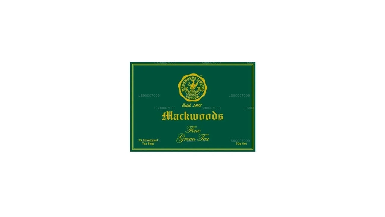 Mackwoods fin grøn te (50 g) 25 teposer