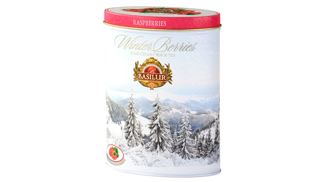 Basilur Vinterbær „Hindbær“ (100 g) Tin