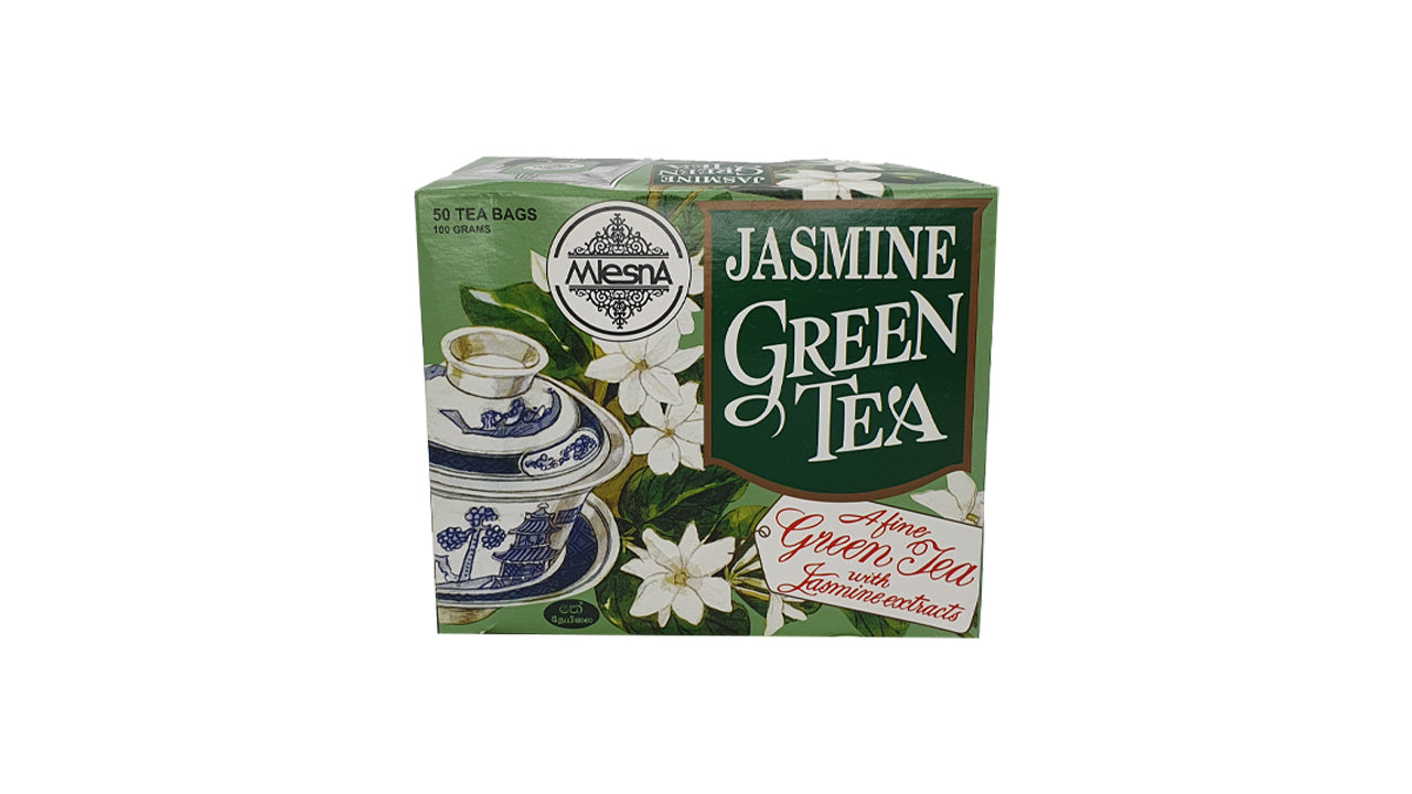 Mlesna Jasmine grøn te (100 g) 50 teposer