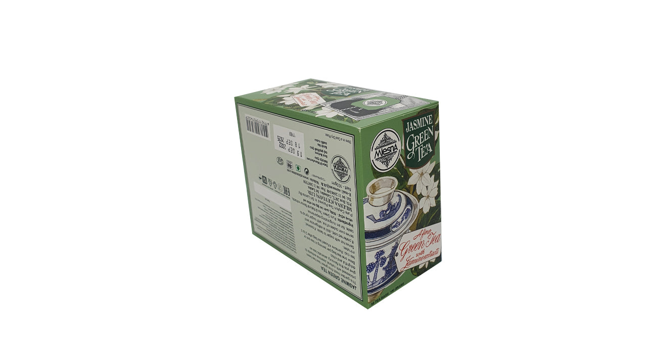 Mlesna Jasmine grøn te (100 g) 50 teposer