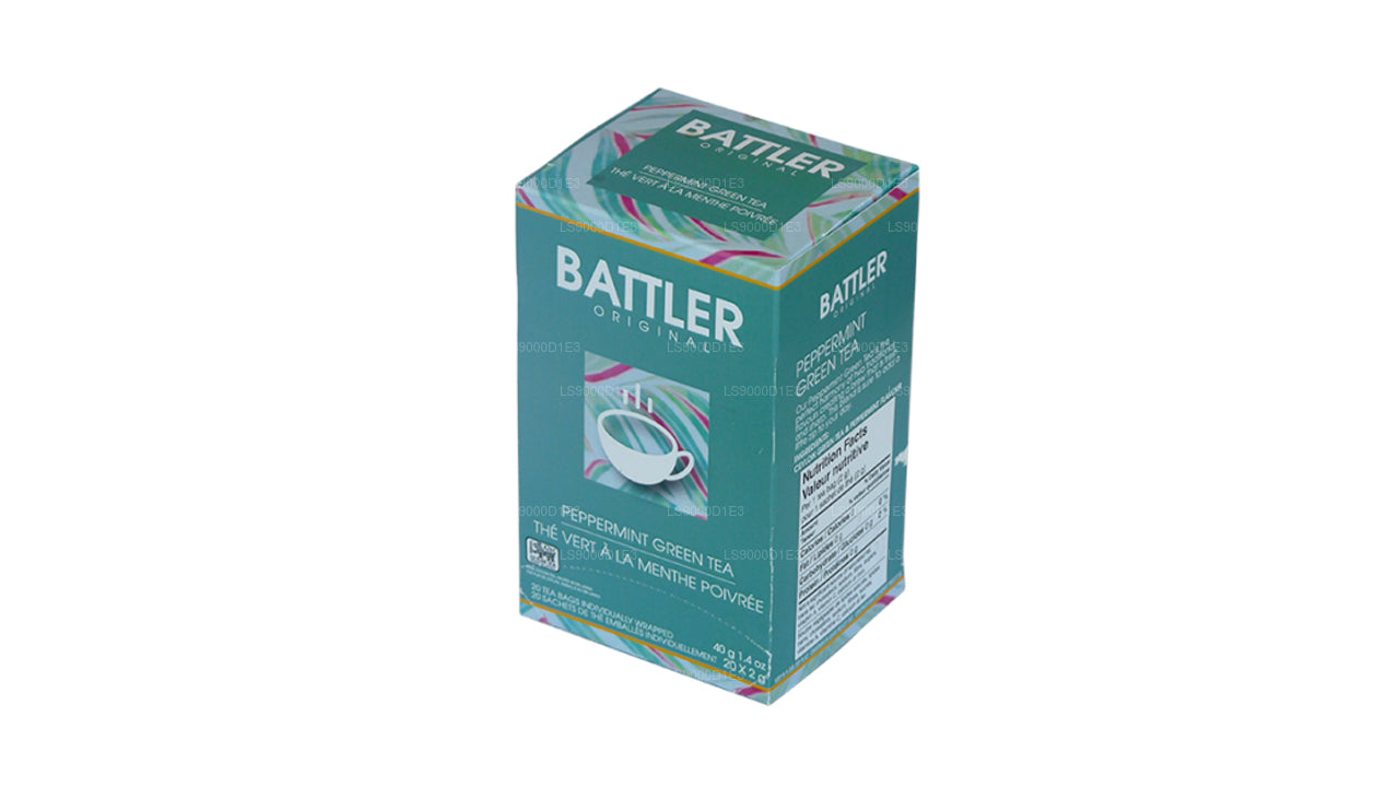 Battler Original Pebermynte Grøn Te (40g) 20 Teposer