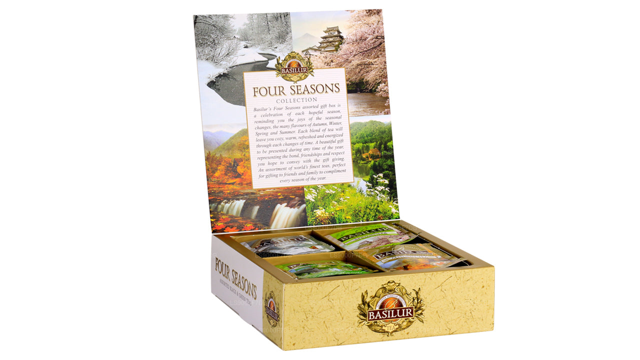 Basilur „Four Seasons Assorted“ (70g) 40 indhyllede teposer