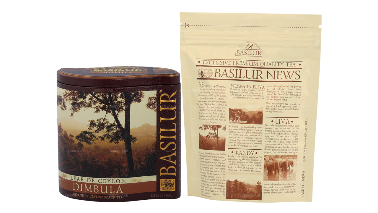 Basilur Blad af Ceylon „Dimbula“ (100 g) Caddy