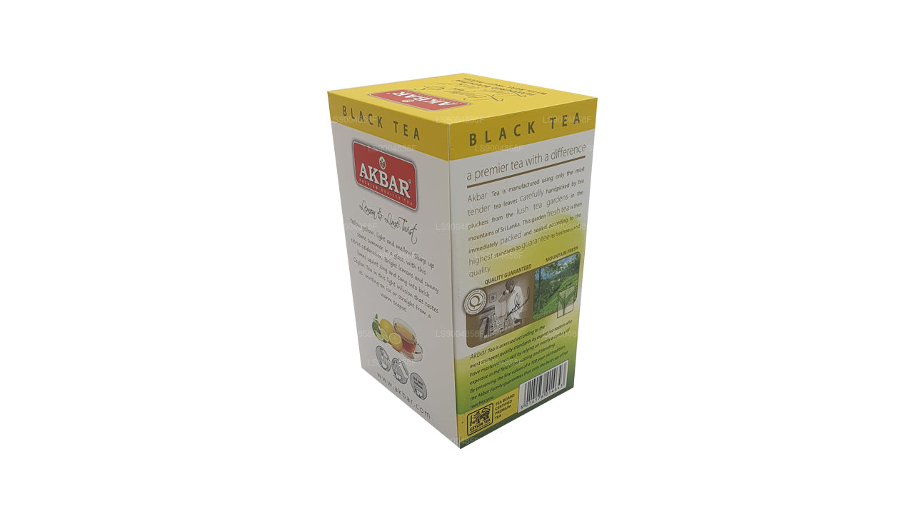 Akbar Citron og Lime Twist Tea (40g) 20 teposer