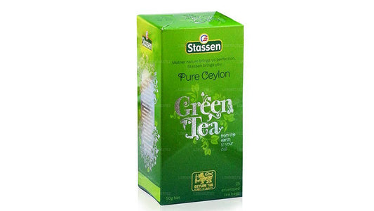 Stassen Pure Ceylon økologisk grøn te (50 g) 25 teposer