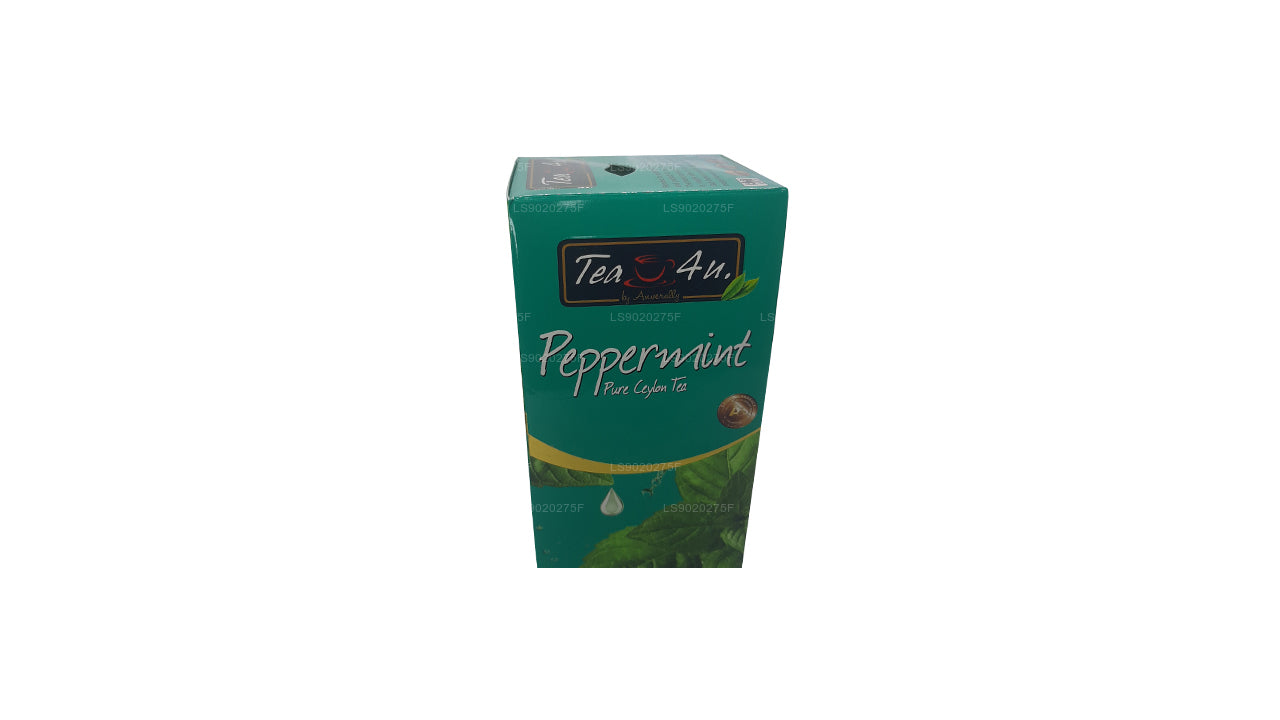 Tea4U Peppermint Pure Ceylon Tea (50g) 25 Tea Bags