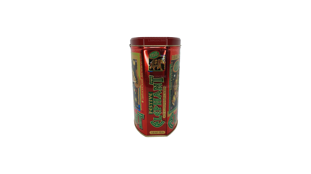 Battler Festlig Elefant Frugt Cocktail Tin Caddy (100 g)