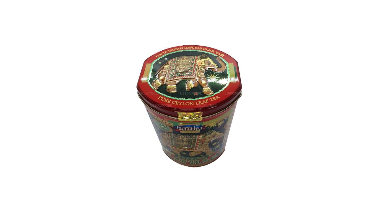 Battler Festlig Elefant Frugt Cocktail Tin Caddy (100 g)