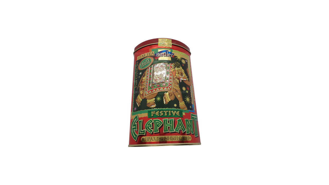 Battler Festlig Elefant Frugt Cocktail Tin Caddy (100 g)