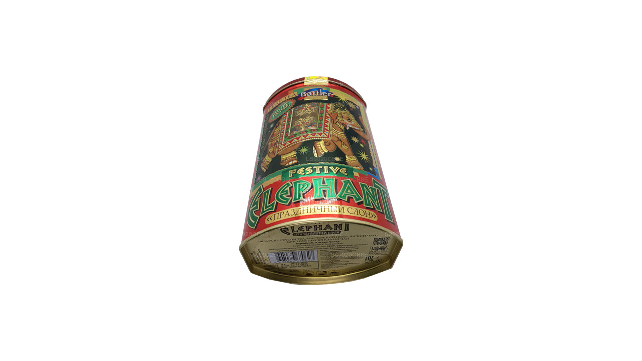 Battler Festlig Elefant Frugt Cocktail Tin Caddy (100 g)