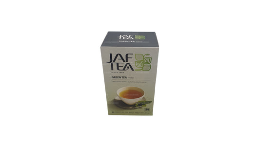 Jaf Tea Pure Green Collection Grøn te Mint Folie Envelop Teposer (40g)