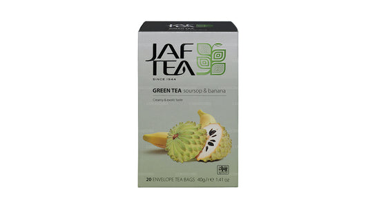 Jaf te ren grøn samling grøn te Soursop & banan (40g) 20 teposer