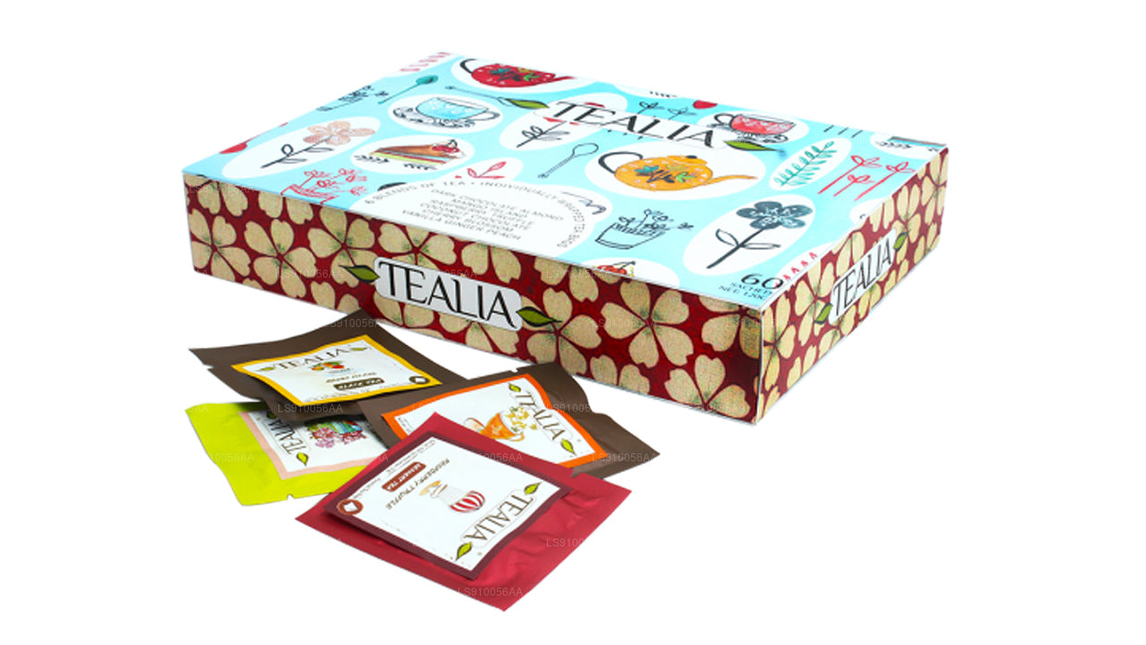 Tealia Gift Pack of 60 Sachets - Dessert Tea Collection