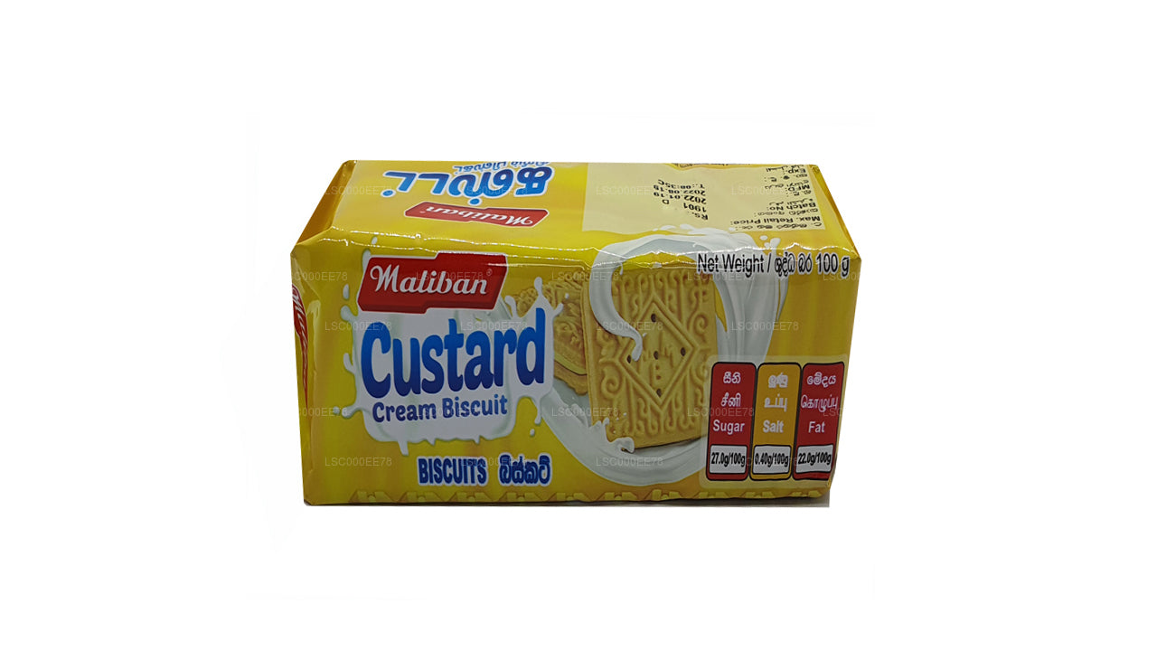 Maliban Custard Creme Sandwich Biscuit (100 g)