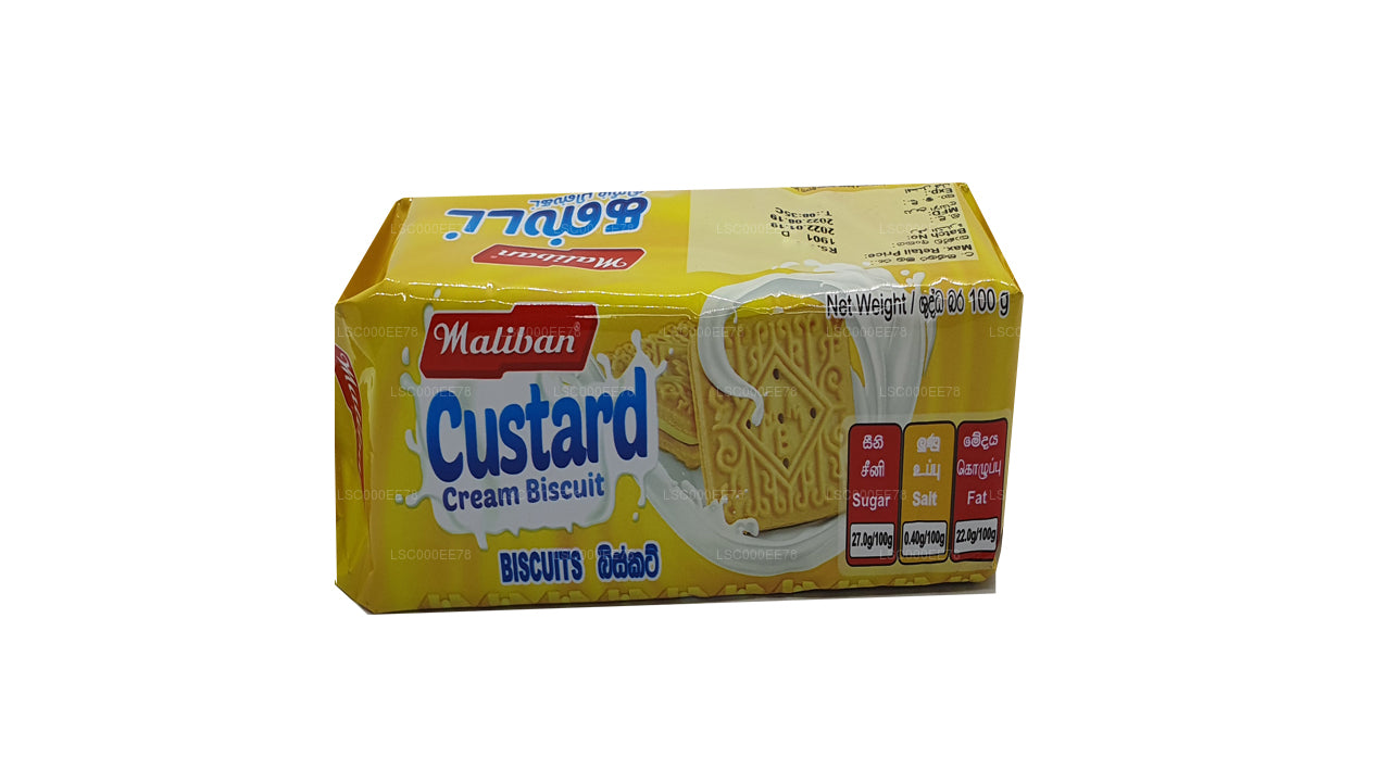 Maliban Custard Creme Sandwich Biscuit (100 g)