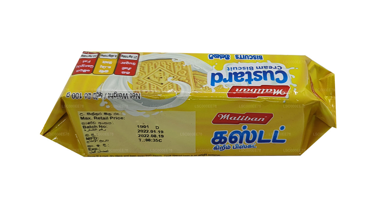 Maliban Custard Creme Sandwich Biscuit (100 g)